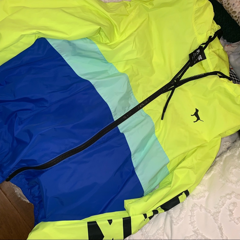 PINK neon colored wind breakers bundle!!!